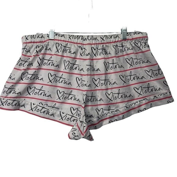 Victoria’s Secret Logo pajama short bottoms large - Picture 4 of 9